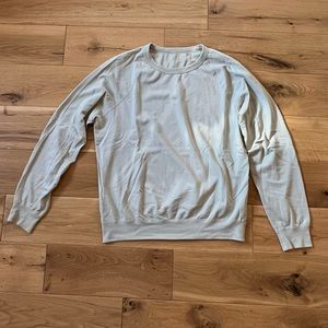 Save Khaki Light Mint Green Crew Neck Sweatshirt